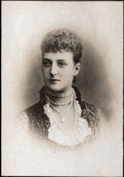 Porträt von Alexandra von Dänemark (1844-1925), Königin des Vereinigten Königreichs von French Photographer